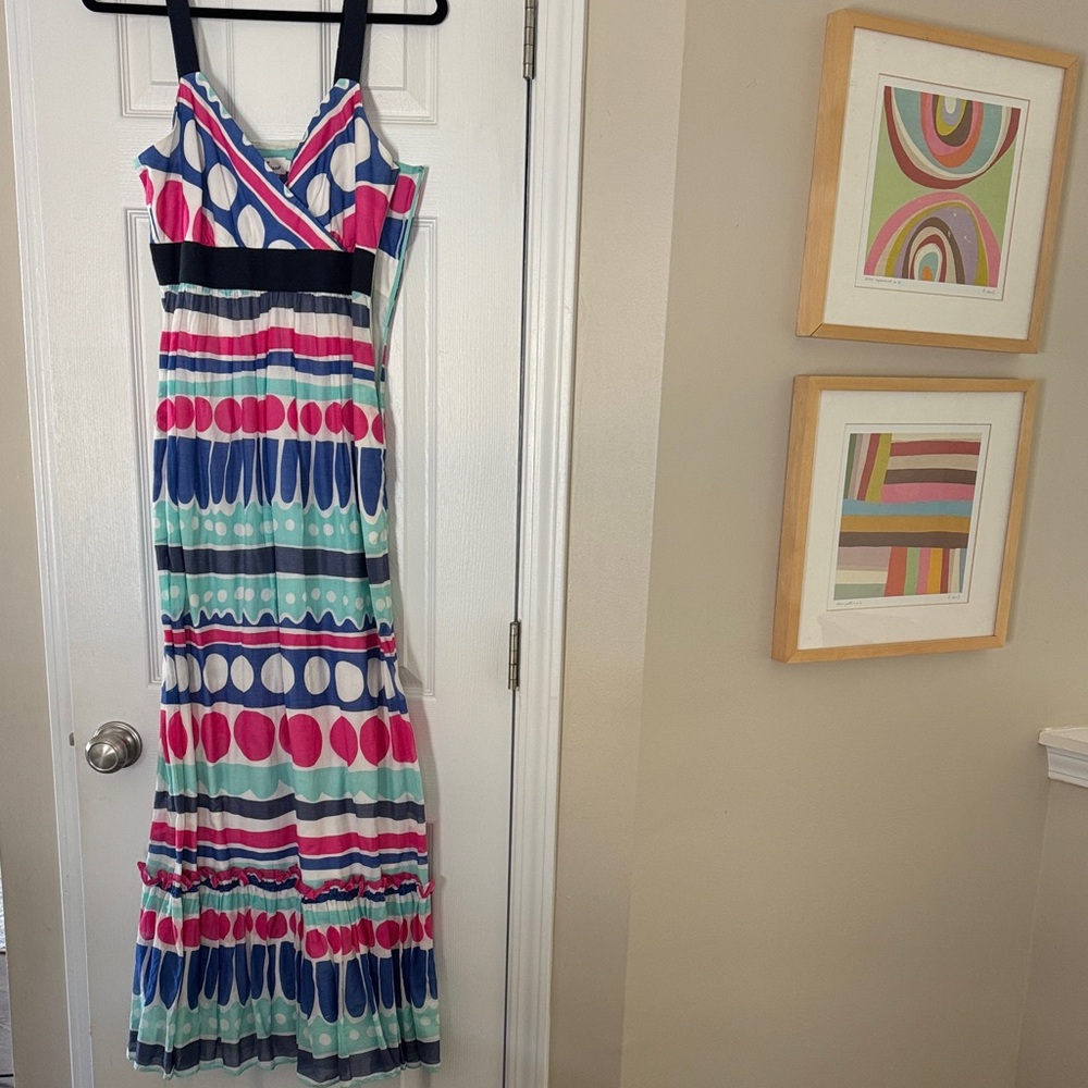 Vineyard Vines Multicolor Patterned Maxi Dress - image 1